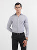 Men's Black Slim Fit Vertical Stripes Formal Shirt