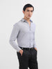 Men's Black Slim Fit Vertical Stripes Formal Shirt