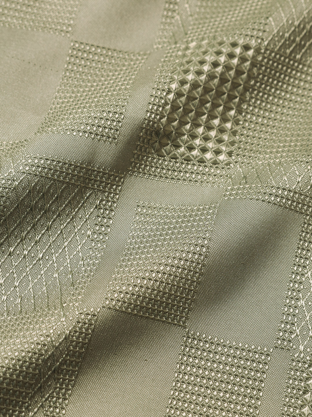 Men's Green Slim Fit Textured Casual Shirt