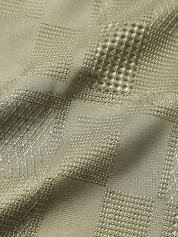 Men's Green Slim Fit Textured Casual Shirt