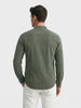 Men's Green Slim Fit Solid Casual Shirt