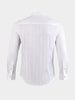 Men's White Slim Fit Solid Casual Shirt