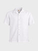 Men's White Relaxed Fit Solid Casual Shirt