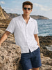 Men's White Relaxed Fit Solid Casual Shirt