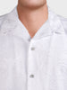 Men's White Relaxed Fit Solid Casual Shirt
