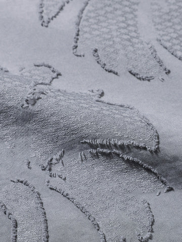 Men's Grey Relaxed Fit Textured Casual Shirt