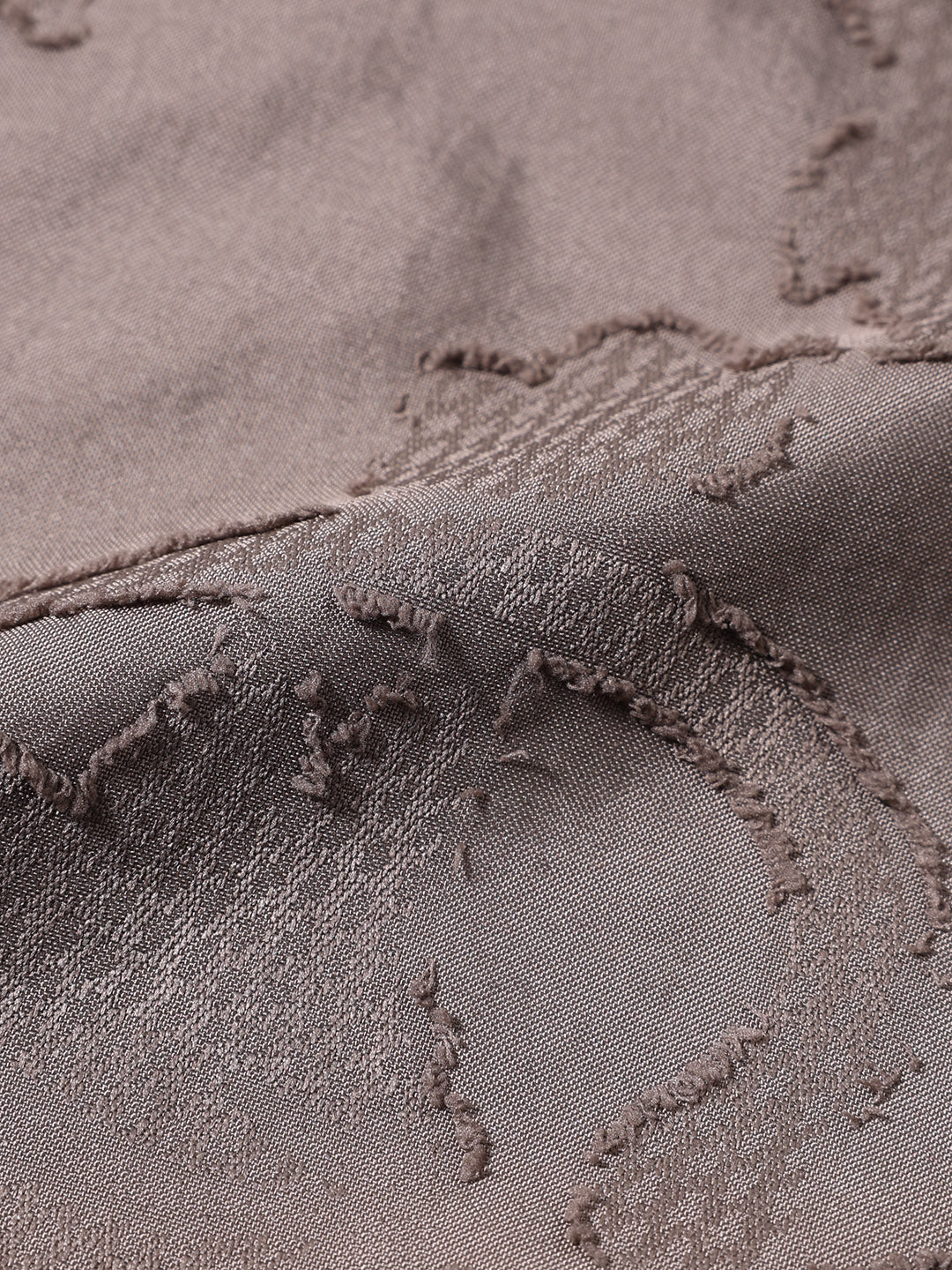 Men's Khaki Relaxed Fit Textured Casual Shirt