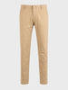 Men's Beige Slim Fit Solid Casual Chinos