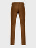 Men's Brown Slim Fit Solid Casual Chinos