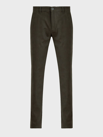 Men's Grey Slim Fit Solid Casual Chinos