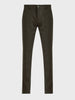 Men's Grey Slim Fit Solid Casual Chinos