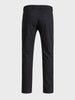 Men's Black Slim Fit Solid Casual Chinos