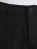 Men's Black Slim Fit Solid Casual Chinos