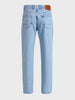 Men's Blue Dad Fit Solid Street Wear Jeans