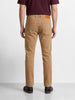 Men's Beige Slim Fit Solid Casual Jeans