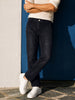 Men's Grey Slim Fit Solid Casual Jeans