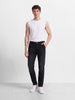 Men's Grey Slim Fit Solid Casual Jeans