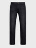 Men's Grey Slim Fit Solid Casual Jeans