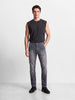 Men's Grey Slim Fit Solid Casual Jeans