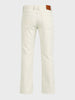 Men's White Bootcut Fit Casual Jeans