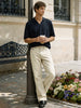 Men's White Bootcut Fit Casual Jeans