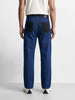 Men's Black Relaxed Fit Solid Casual Jeans