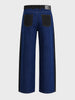 Men's Black Relaxed Fit Solid Casual Jeans