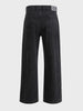 Men's Black Regular Fit Solid Utility Jeans