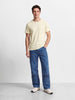 Men's Blue Relaxed Fit Solid Casual Jeans