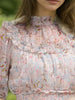 Women's White Fit and Flare Floral Mini Dress