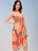 Shop Women's Printed Ruched Spaghetti Dress Online.