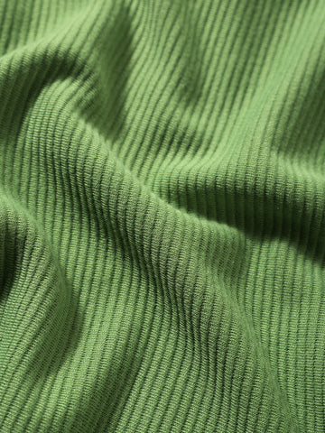 Men's Green Relaxed Fit Street Solid Shirt