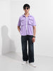 Men's Yellow Relaxed Fit Street Solid Shirt