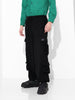 Men Wide Leg Fit Black Cargo