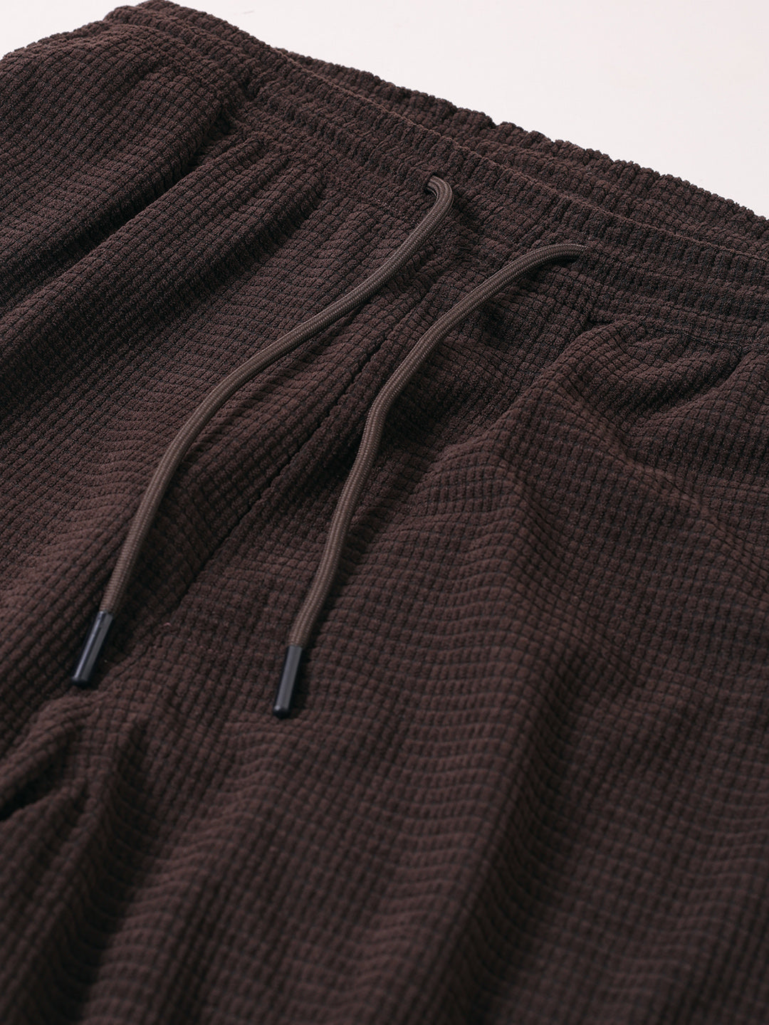 Men Wide Leg Fit Brown Cargo