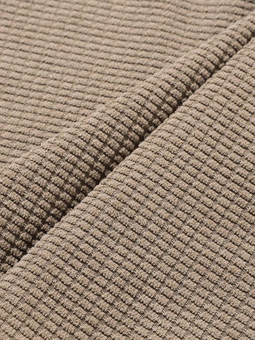 Men's Grey Baggy Fit Textured Utility Cargo
