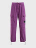 Men's Purple Baggy Fit Textured Utility Cargo