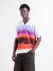 Men's Multicolor Oversized Fit Printed Print Shirt