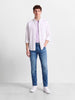 Men's Blue Skinny Fit Solid Casual Jeans