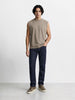 Men's Blue Slim Fit Solid Casual Jeans