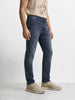 Men's Blue Slim Fit Solid Casual Jeans