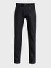 Men's Black Slim Fit Solid Casual Jeans