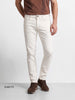 Men's White Slim Fit Solid Casual Jeans