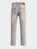 Men's Grey Slim Fit Solid Casual Jeans