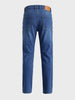 Men's Blue Slim Fit Solid Casual Jeans