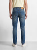 Men's Blue Slim Fit Solid Casual Jeans
