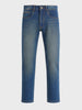 Men's Blue Slim Fit Solid Casual Jeans