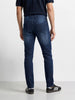 Men's Blue Slim Fit Solid Casual Jeans