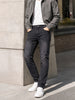 Men's Black Slim Fit Solid Casual Jeans