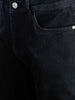 Men's Black Slim Fit Solid Casual Jeans